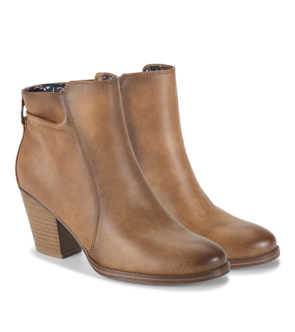 Crystal Block Heel Bootie