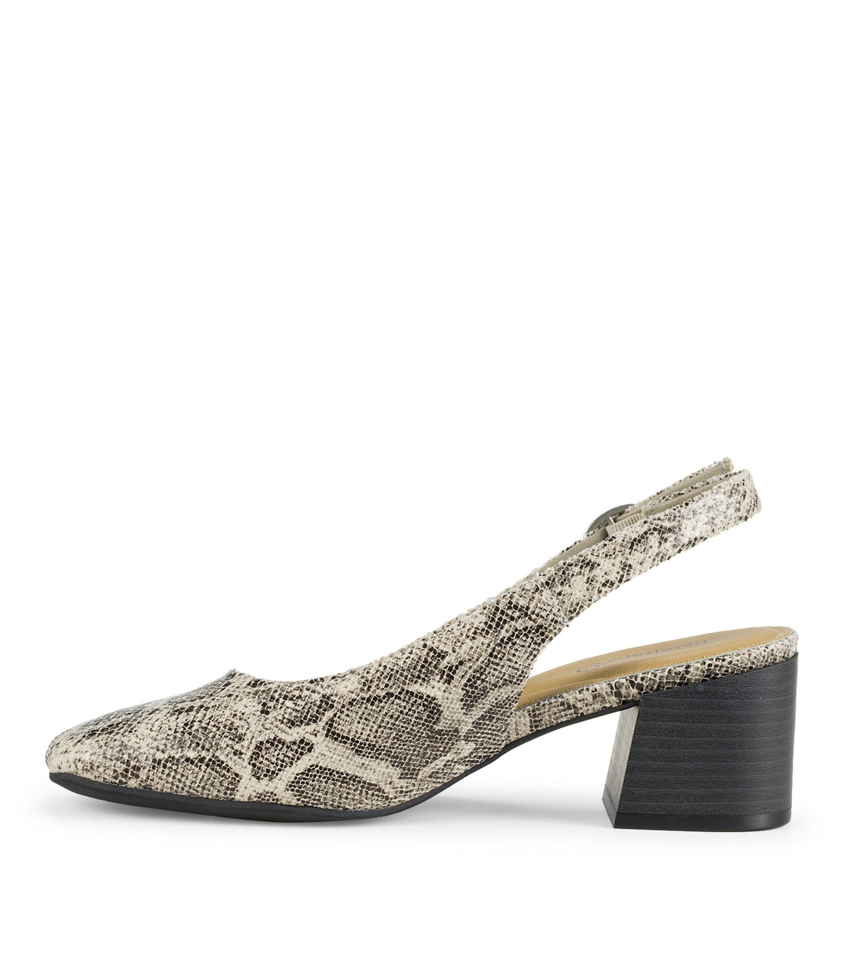 Ester Block Heel Slingback Pump