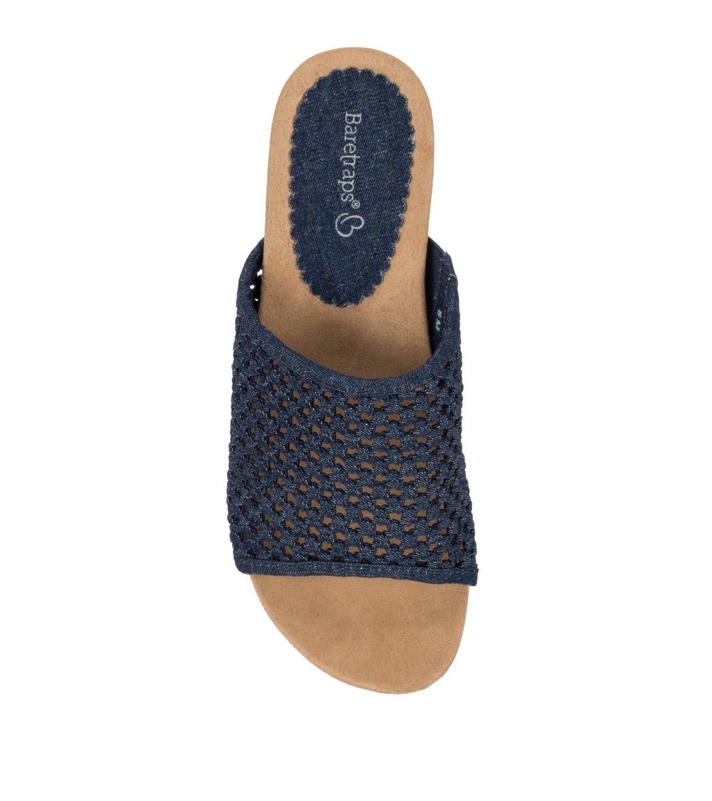 Flossey Wedge Slide Sandal