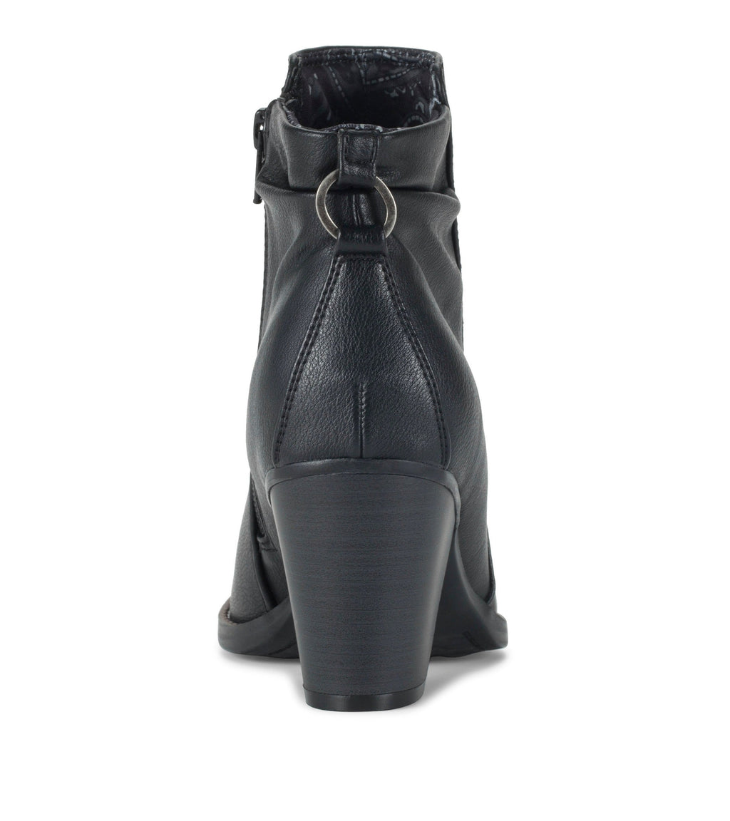 Crystal Block Heel Bootie