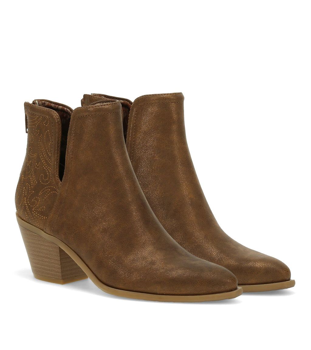 Yara Block Heel Bootie