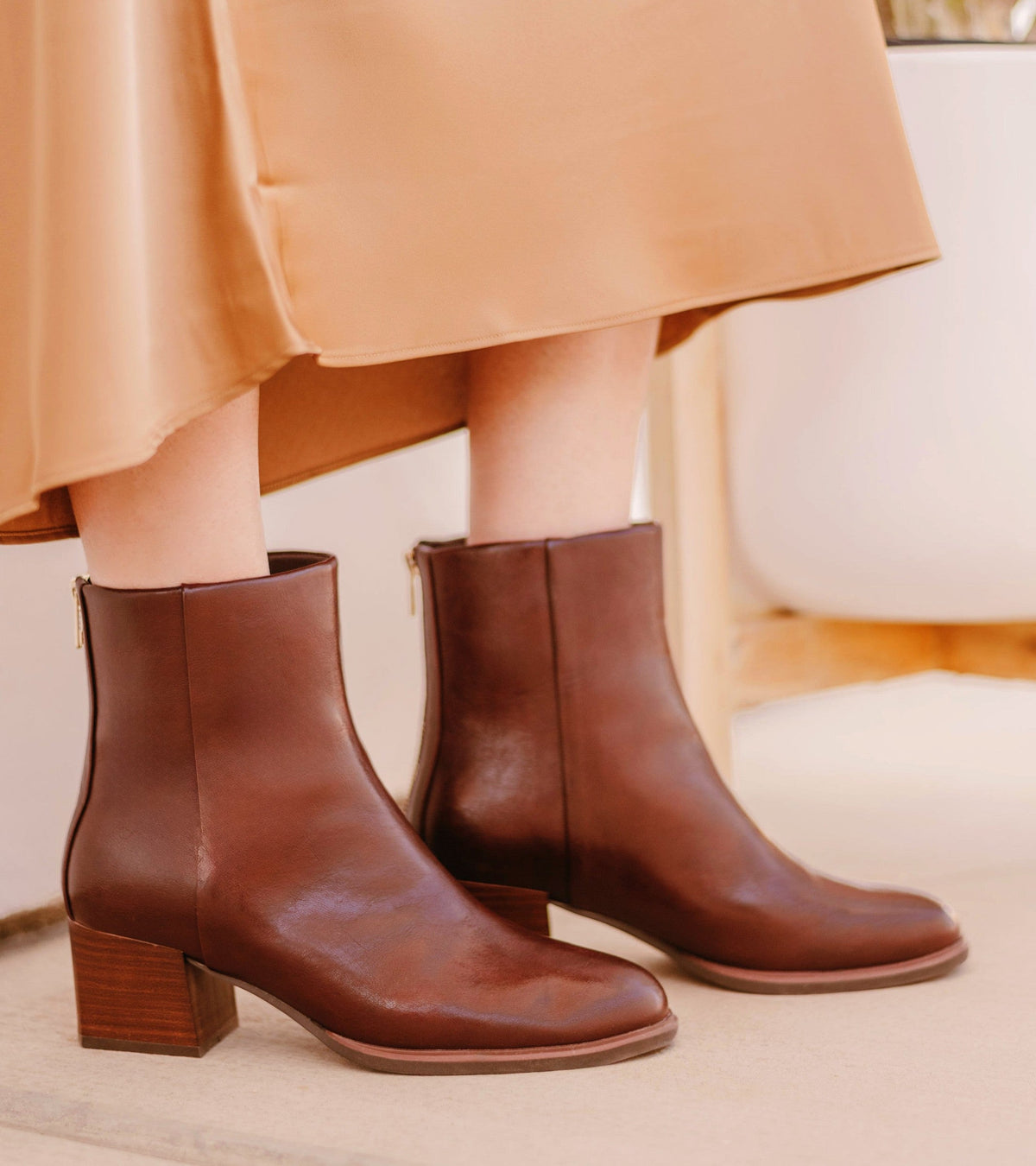 Emilie Block Heel Bootie