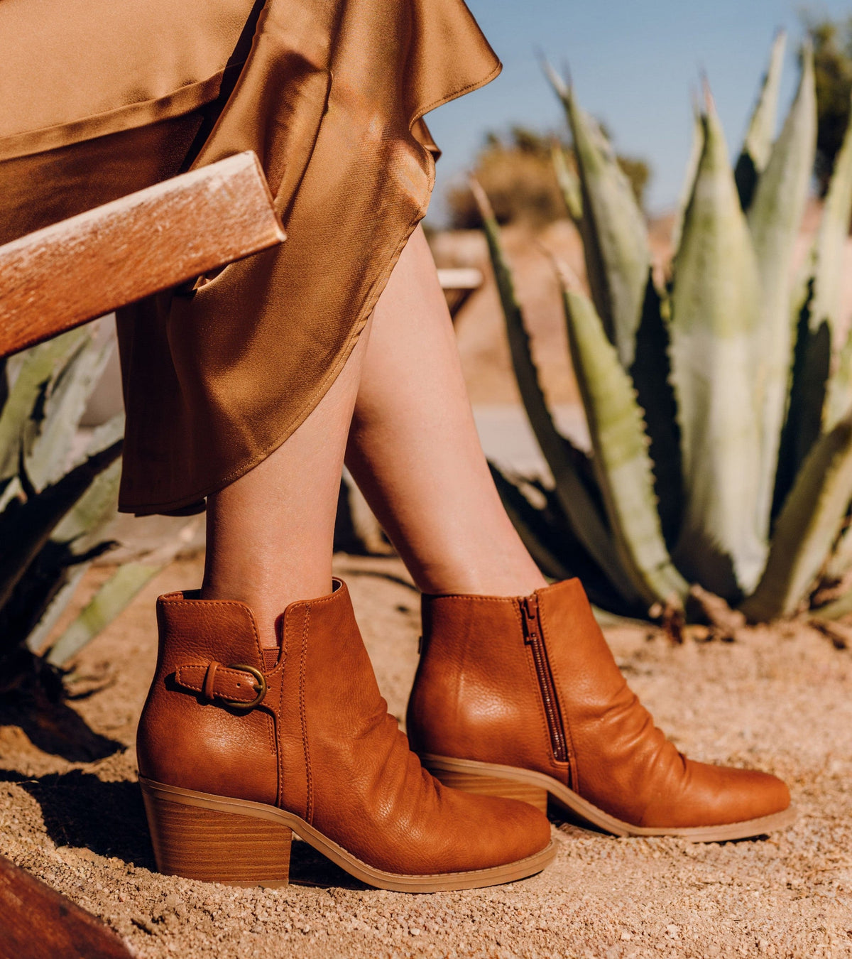 Linnea Block Heel Bootie