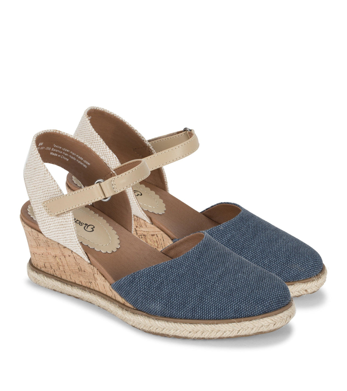 Ocean Closed Toe Wedge Sandal