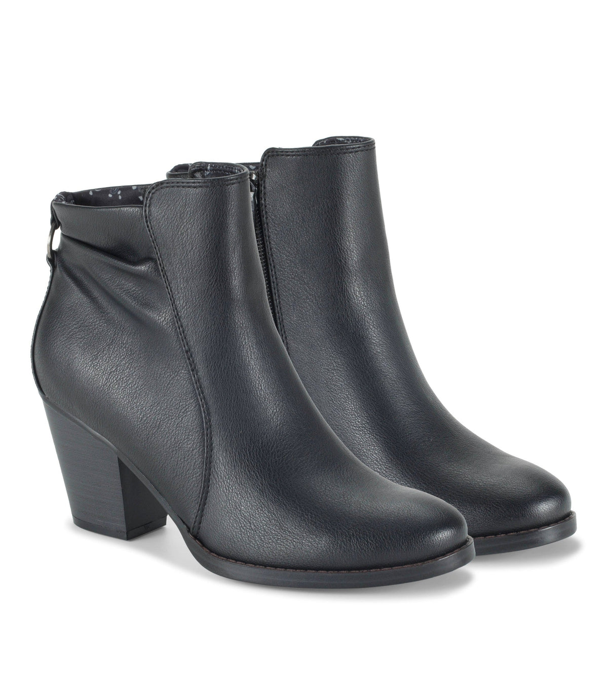 Crystal Block Heel Bootie