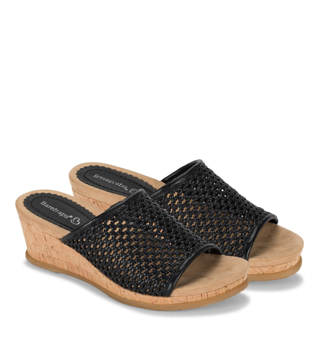 Flossey Wedge Slide Sandal