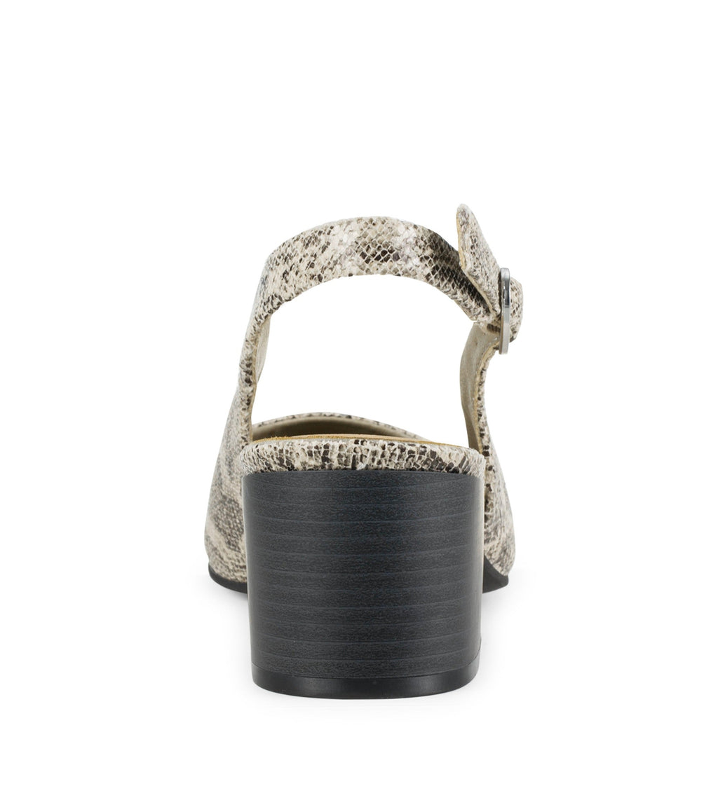 Ester Block Heel Slingback Pump