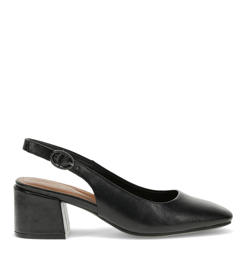 Ester Block Heel Slingback Pump