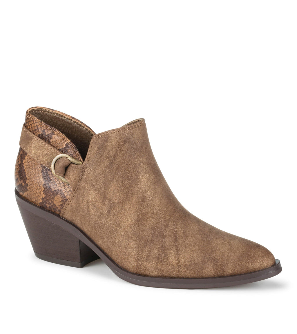 Duala Block Heel Ankle Bootie