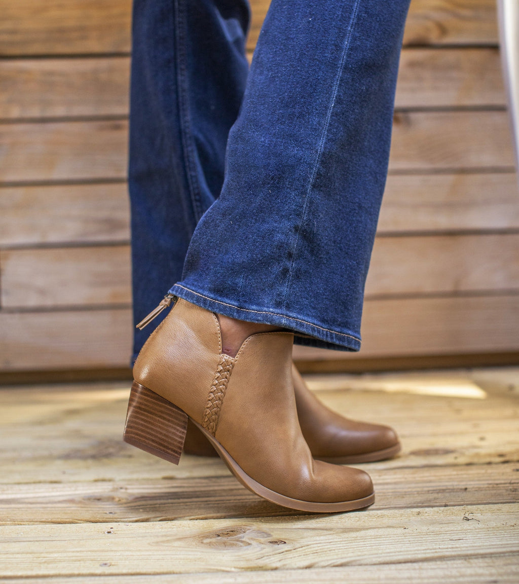 Lauryn Block Heel Ankle Bootie