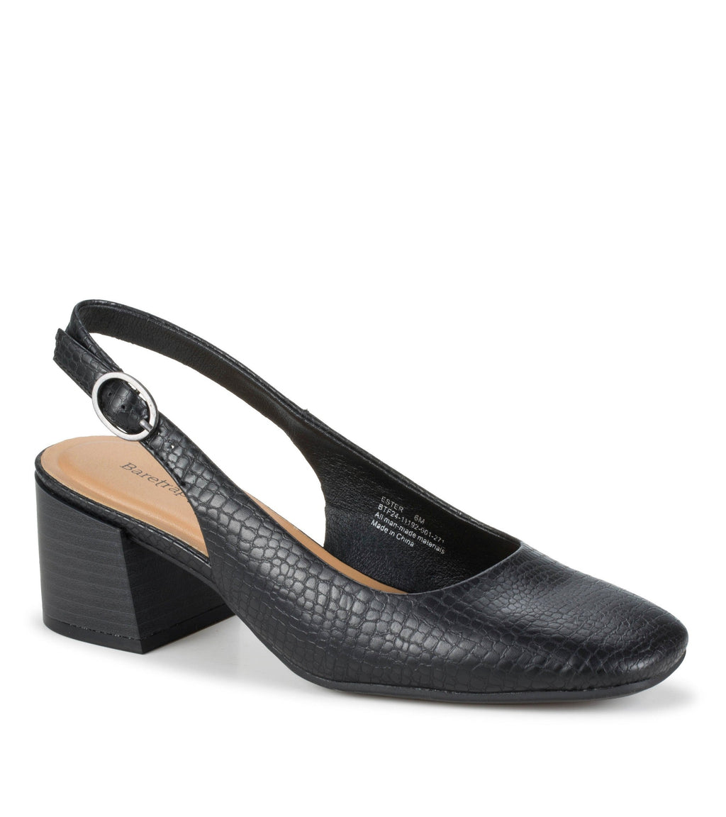 Ester Block Heel Slingback Pump