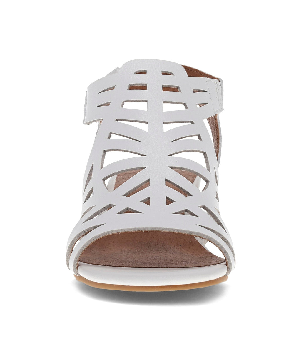 Velvet Block Heel Sandal