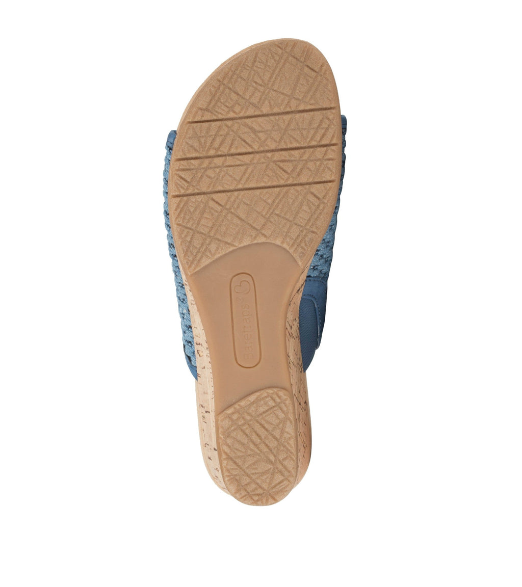 Flossey Wedge Slide Sandal