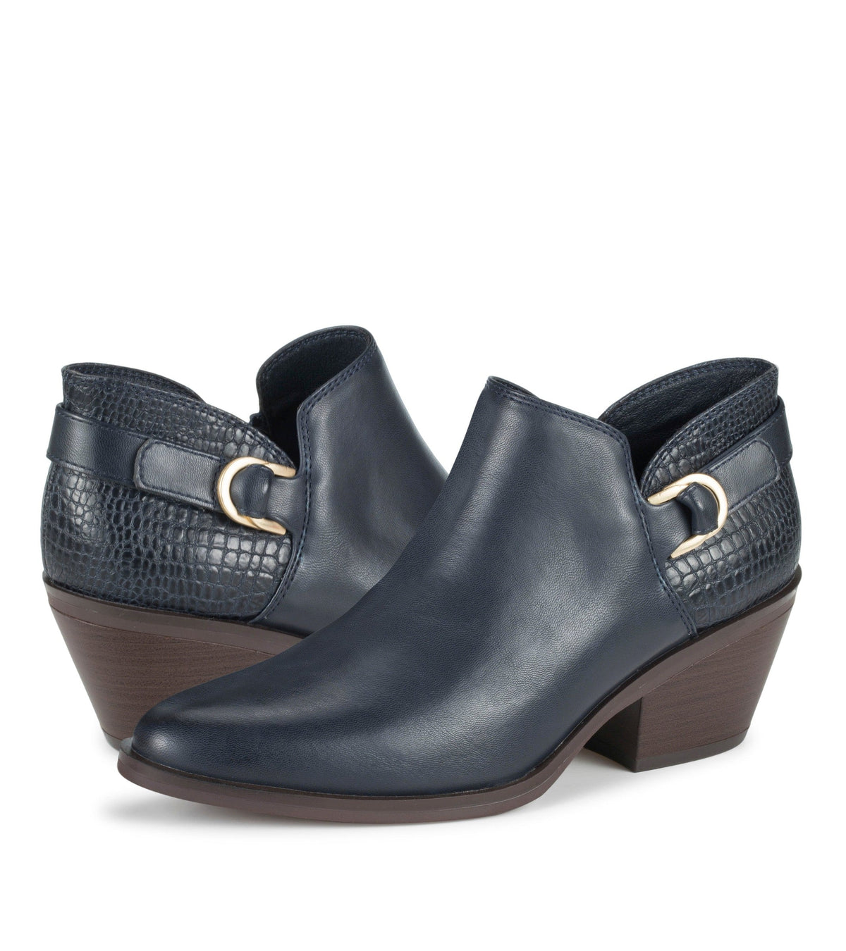 Duala Block Heel Ankle Bootie