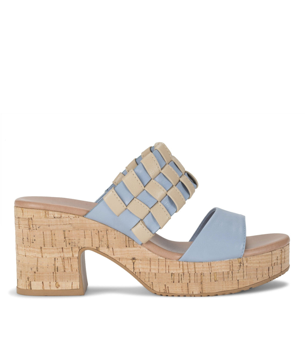 Mavis Block Heel Slide Sandal
