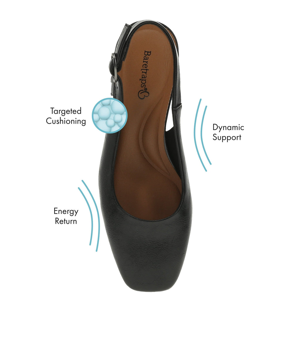 Ester Block Heel Slingback Pump