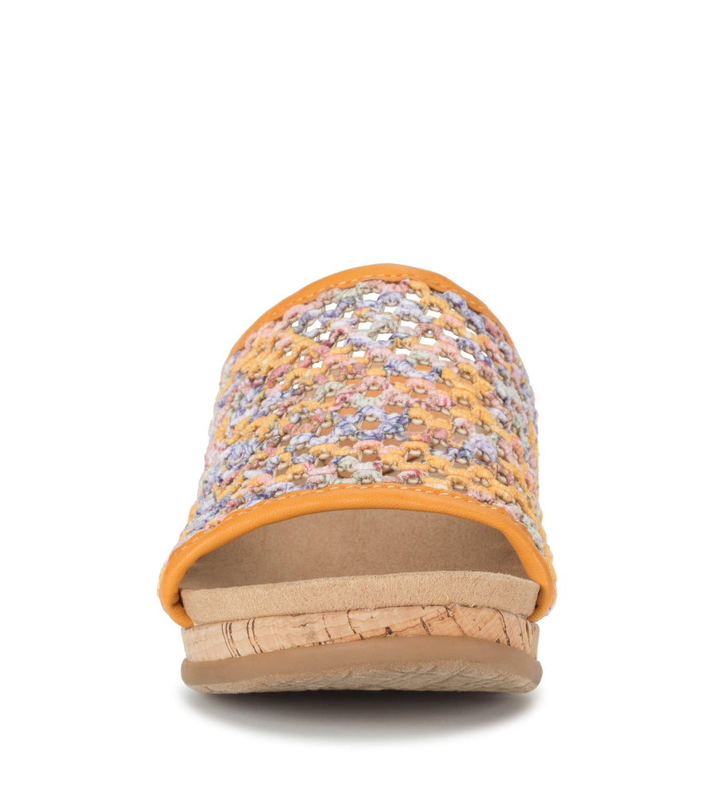 Flossey Wedge Slide Sandal