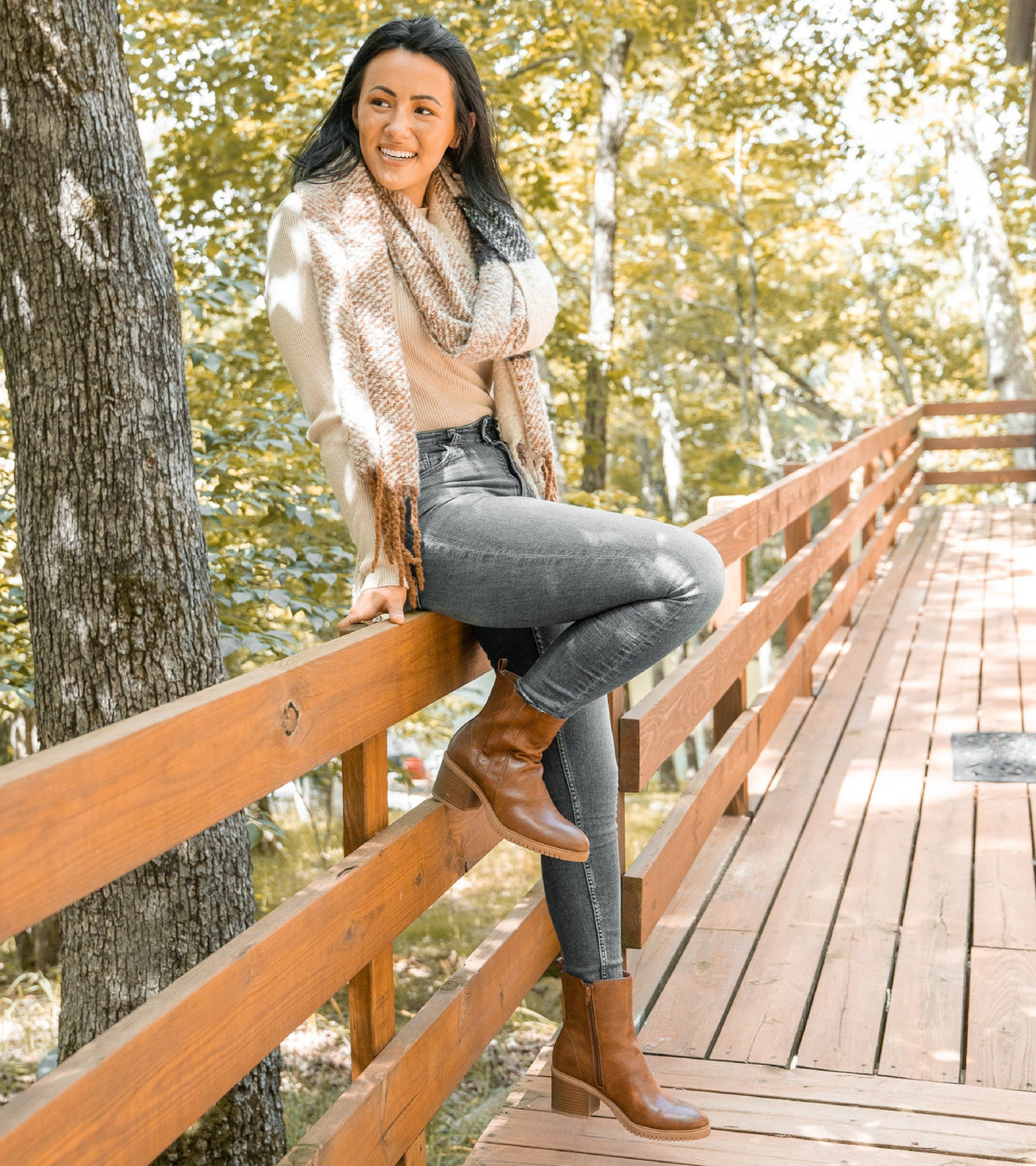 Feeney Block Heel Boot