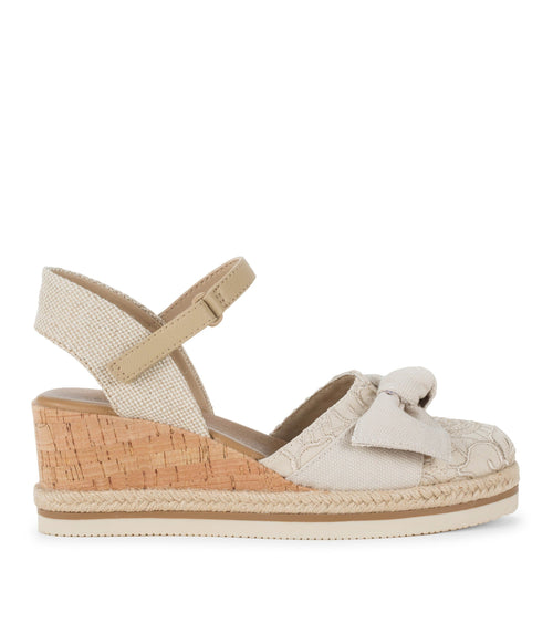 Arabelle Closed Toe Wedge Sandal
