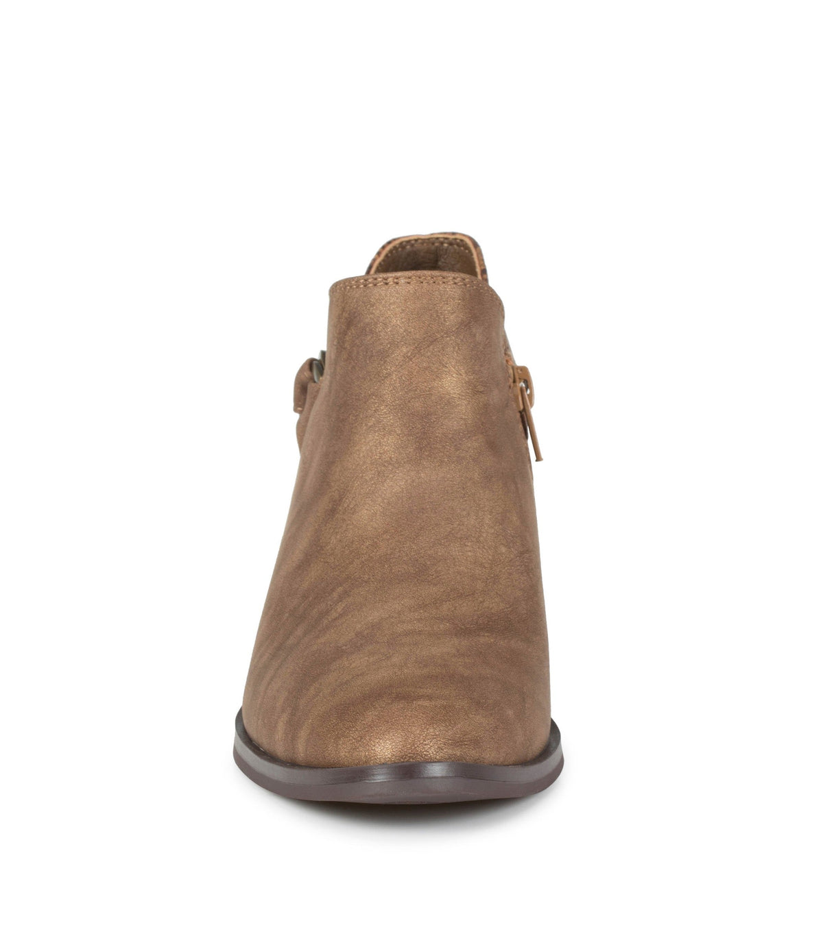 Duala Block Heel Ankle Bootie