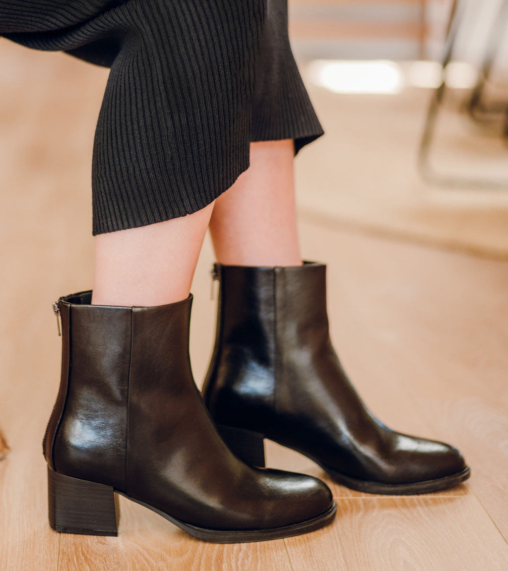 Emilie Block Heel Bootie