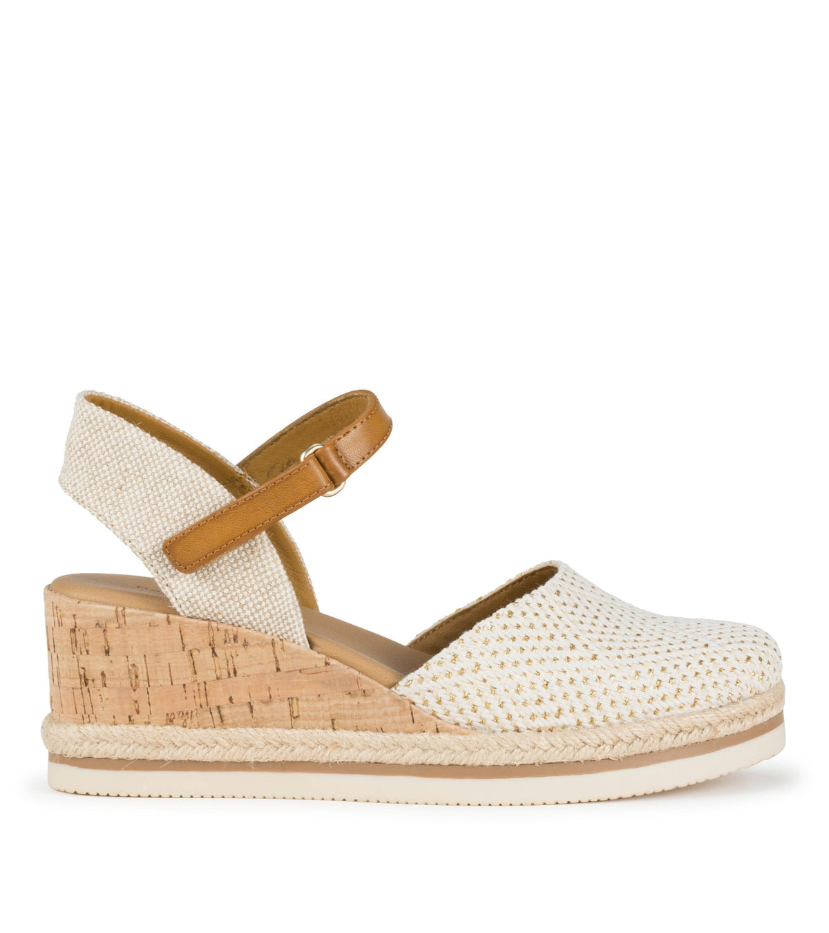 Alycia Closed Toe Wedge Sandal