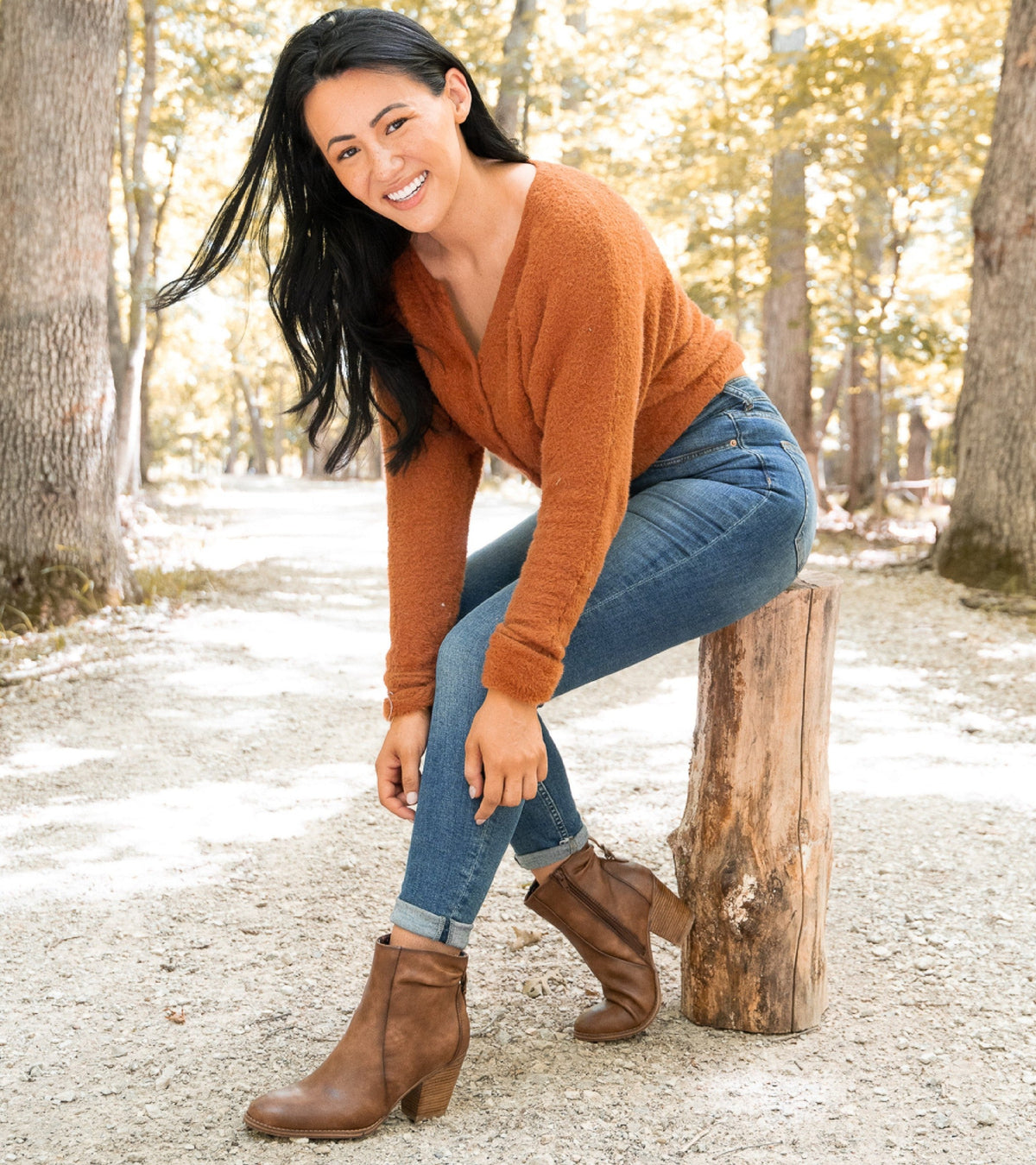 Charee Block Heel Bootie
