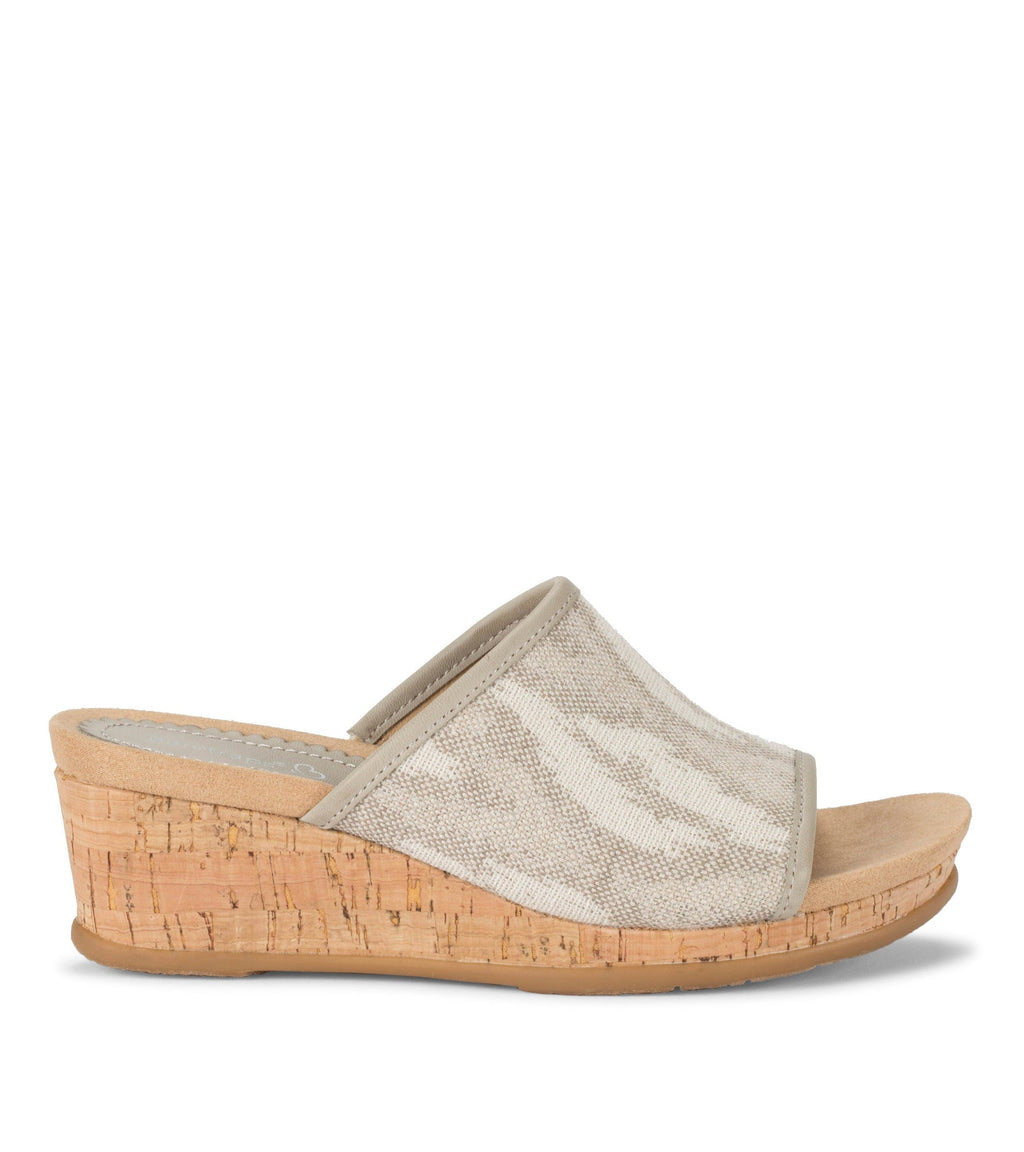 Flossey Wedge Slide Sandal