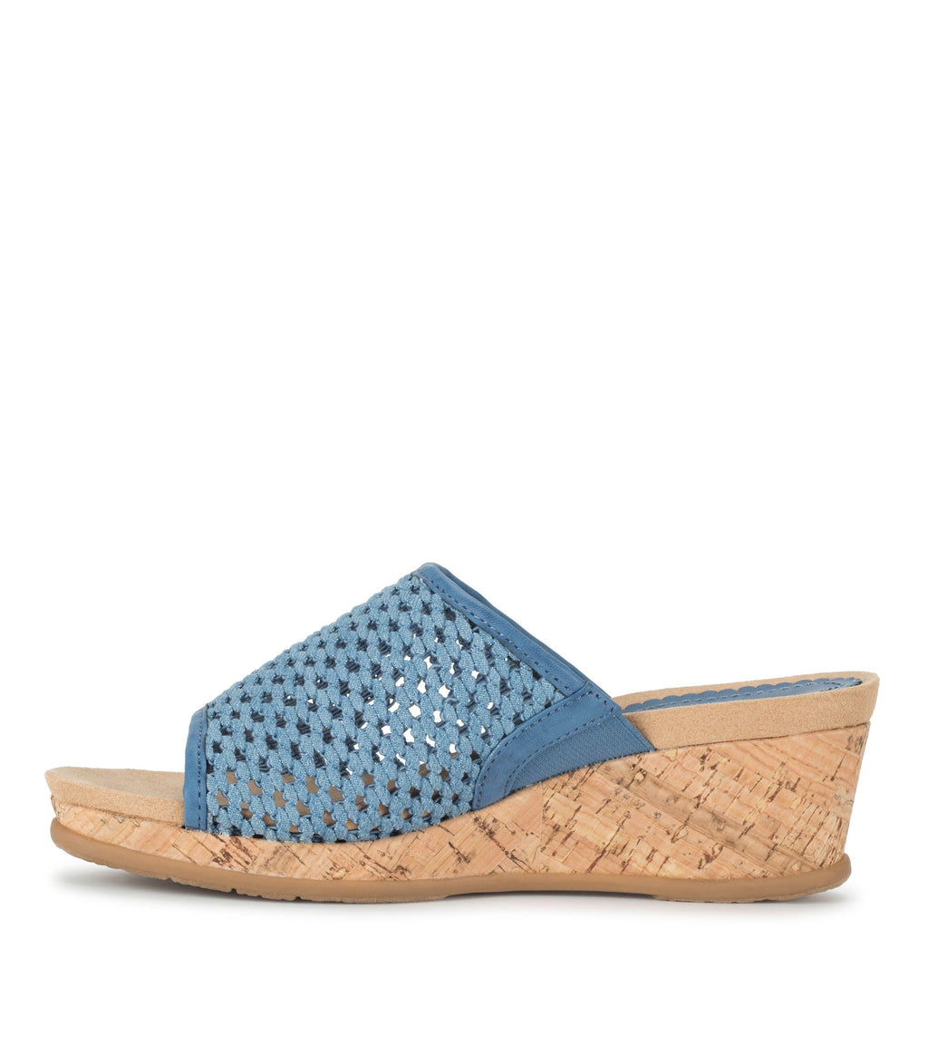 Flossey Wedge Slide Sandal