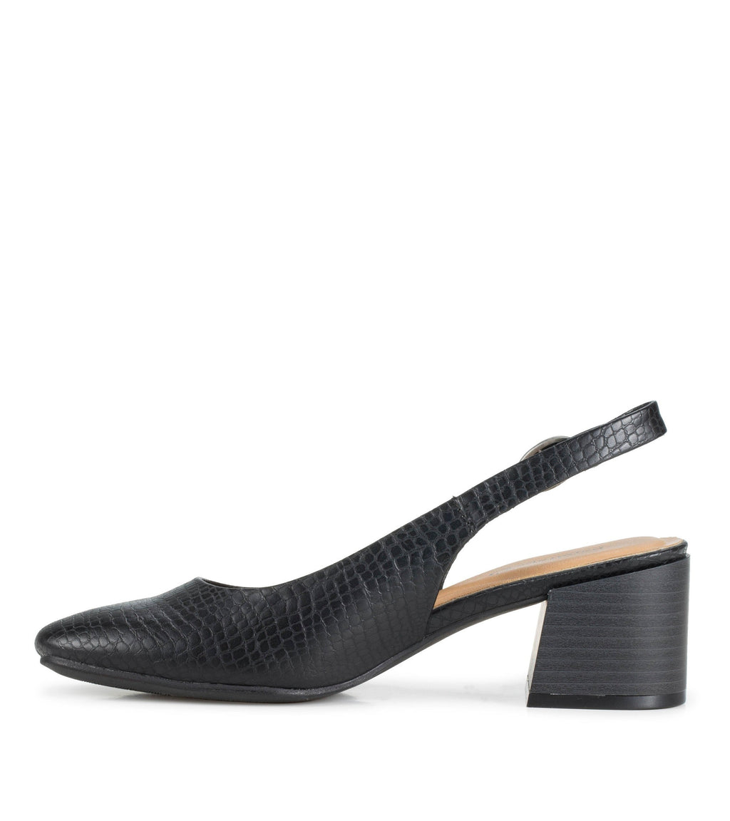 Ester Block Heel Slingback Pump