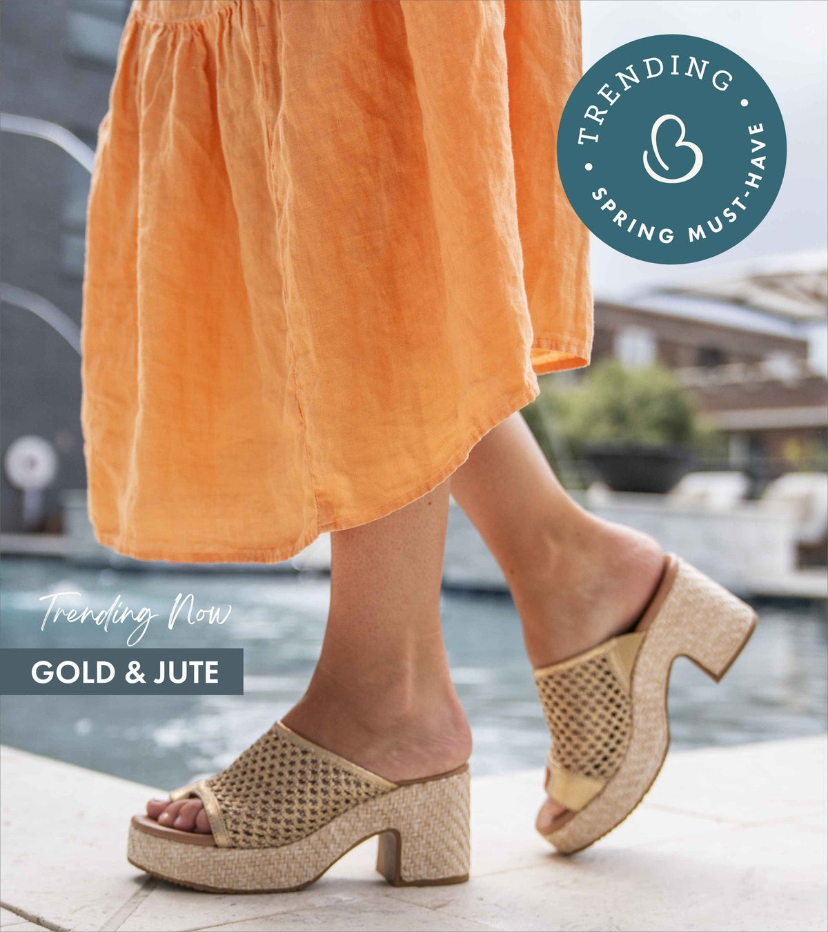 Michaela Block Heel Sandal
