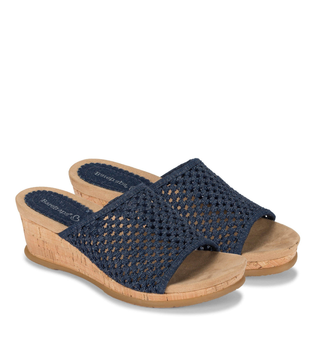 Flossey Wedge Slide Sandal