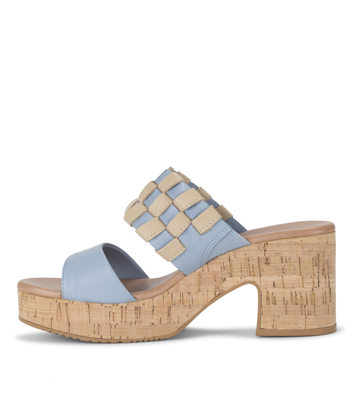 Mavis Block Heel Slide Sandal
