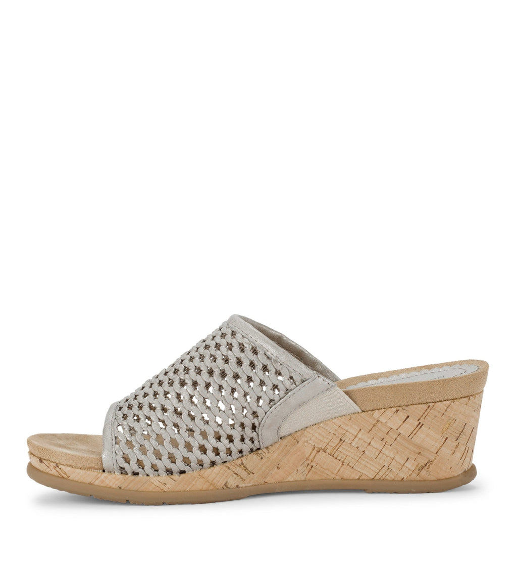 Flossey Wedge Slide Sandal