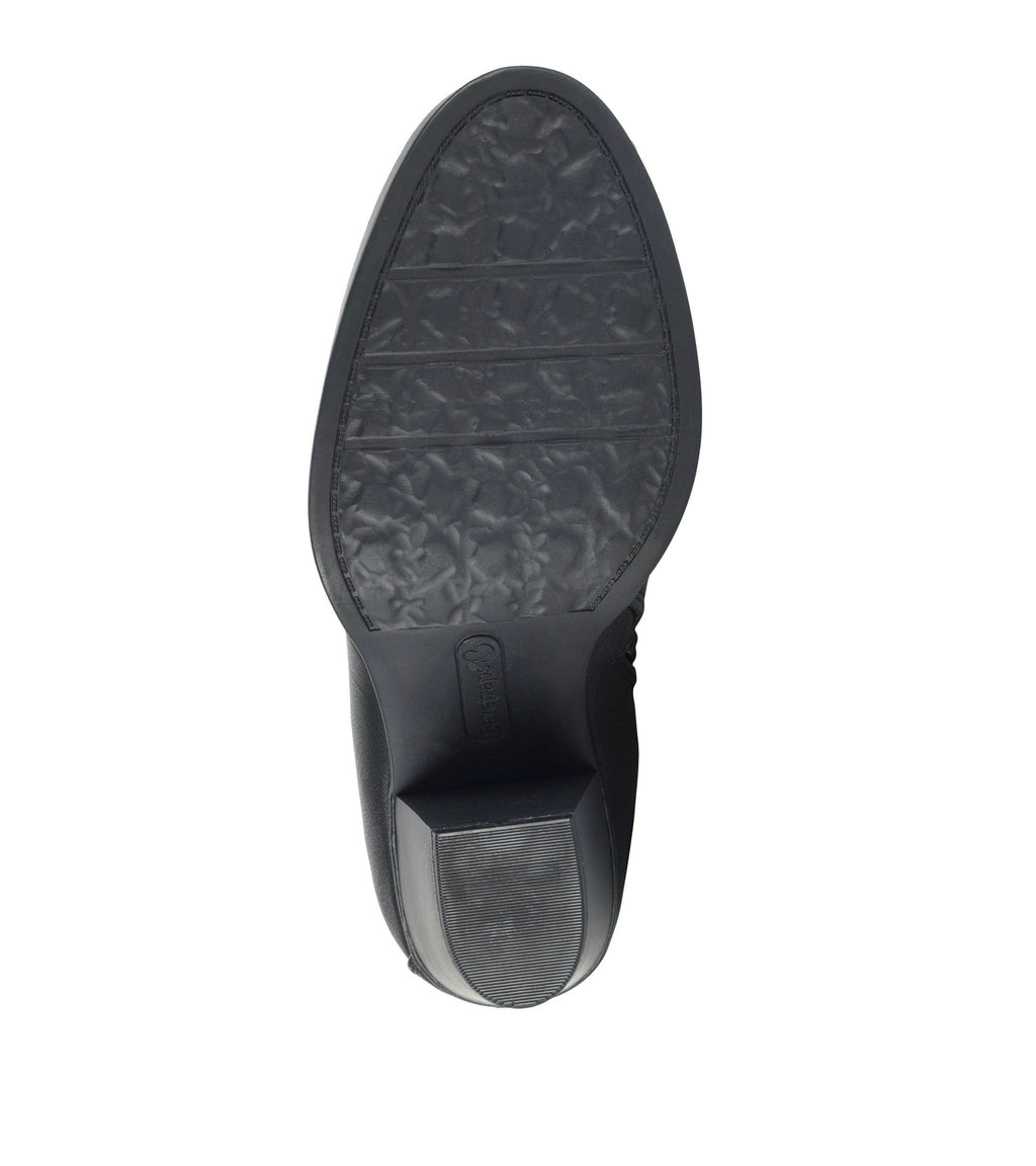 Crystal Block Heel Bootie
