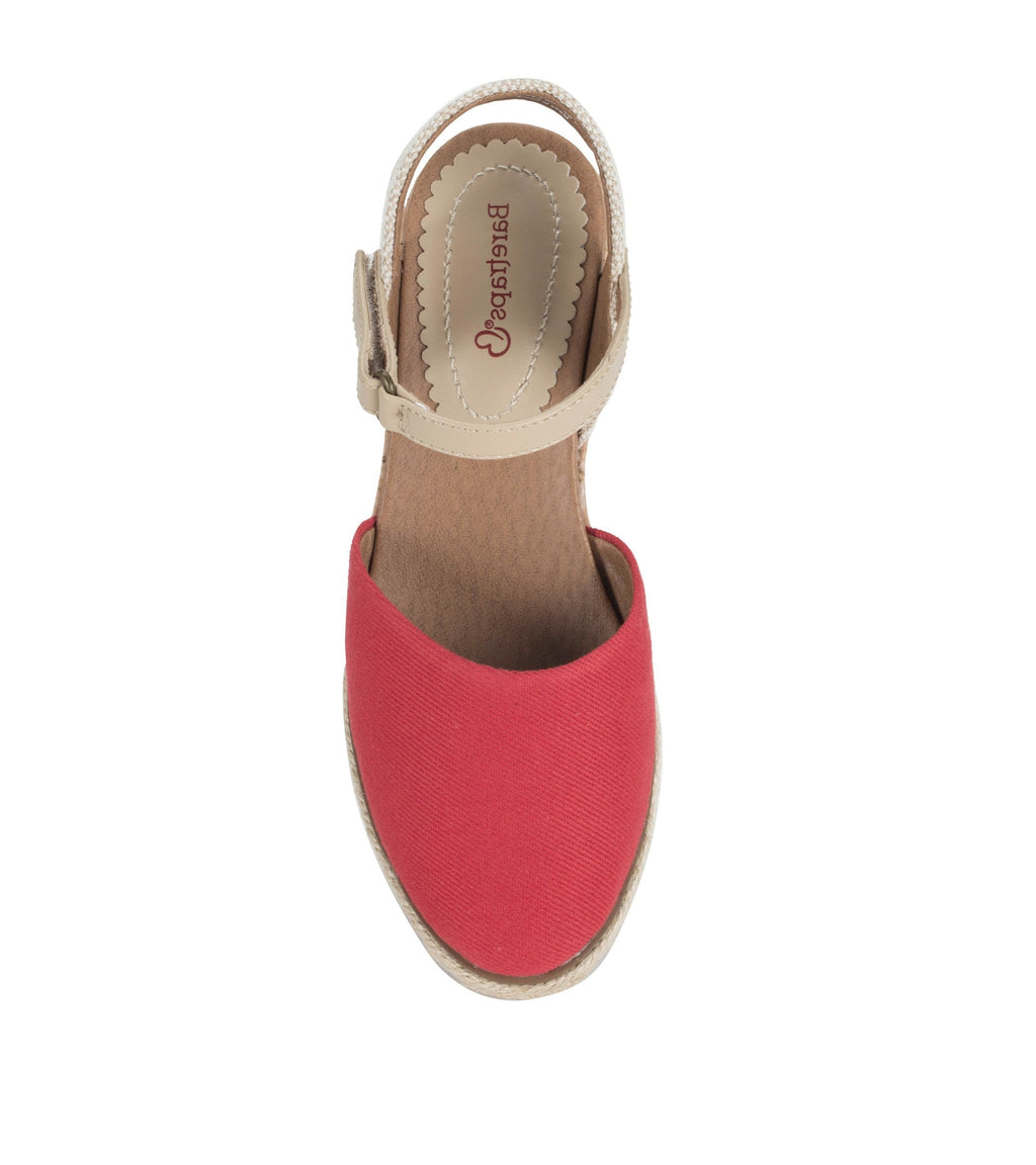 Ocean Closed Toe Wedge Sandal