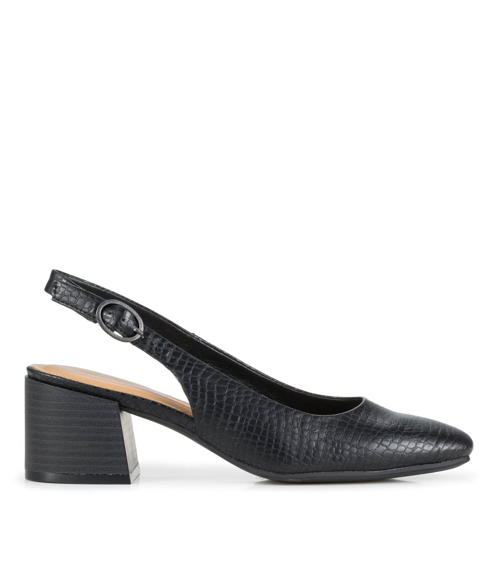 Ester Block Heel Slingback Pump