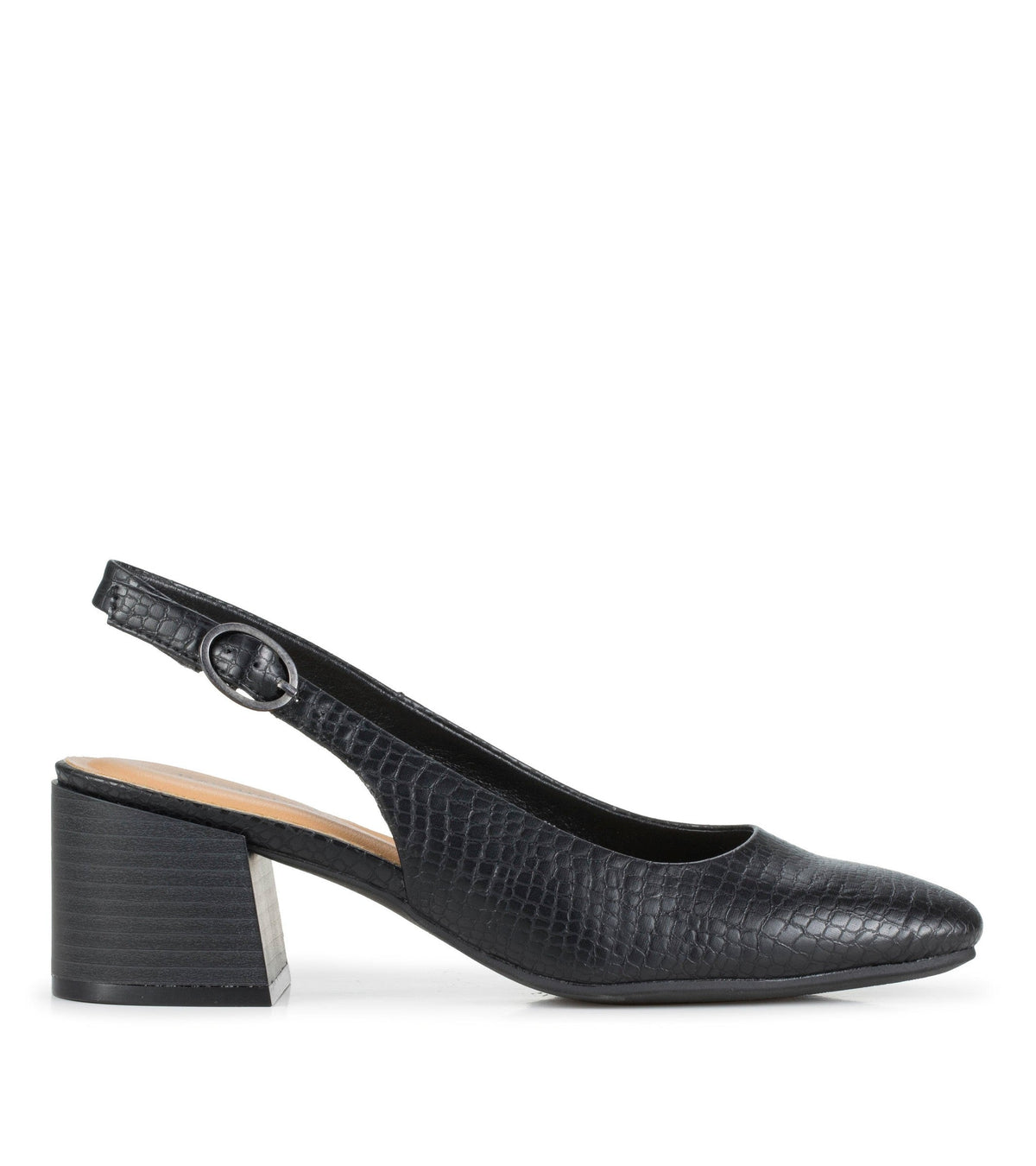 Ester Block Heel Slingback Pump