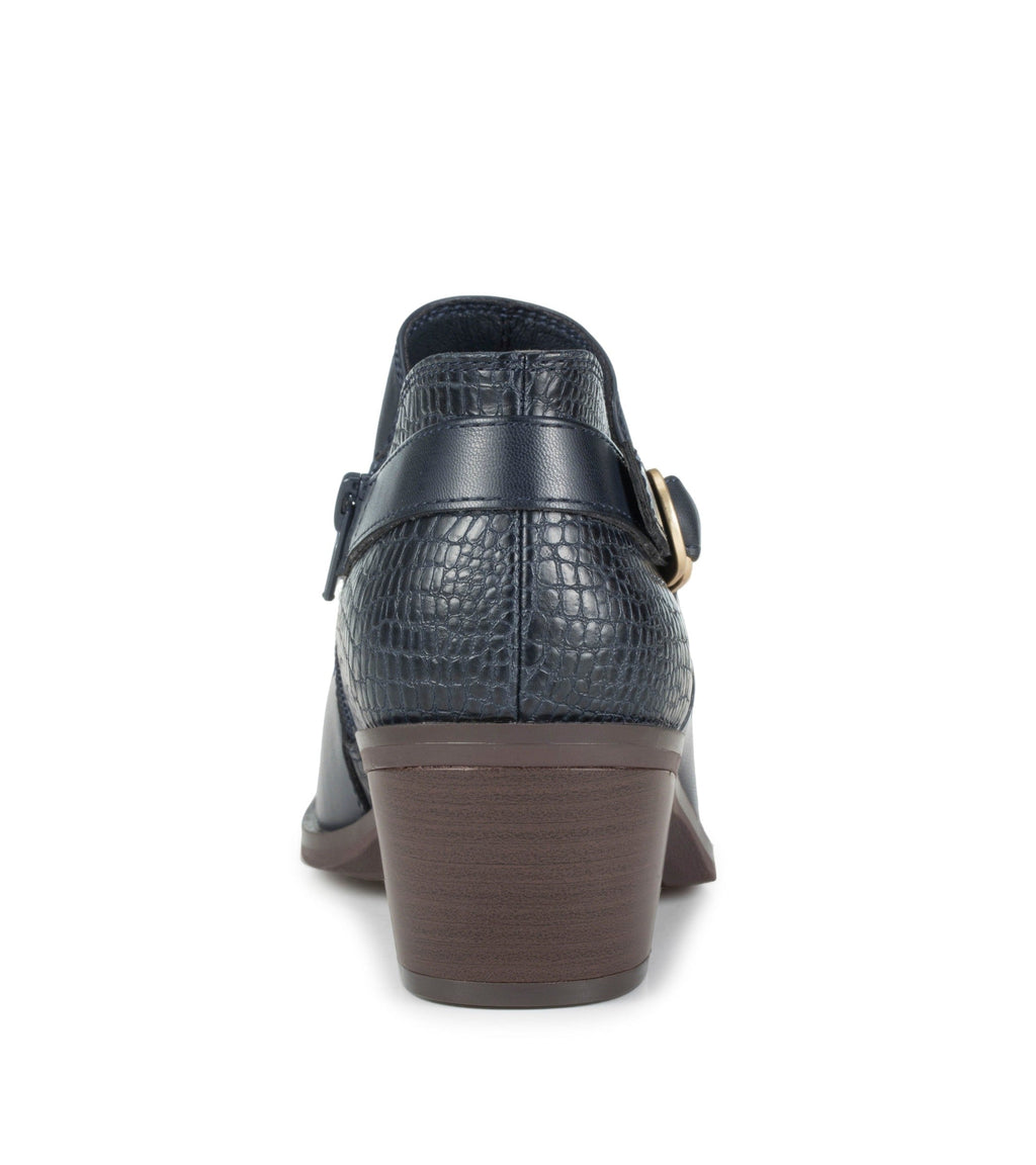 Duala Block Heel Ankle Bootie