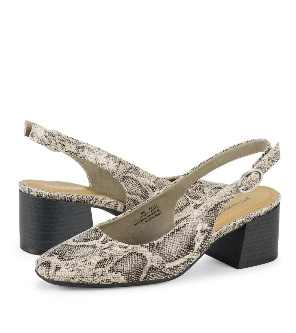 Ester Block Heel Slingback Pump