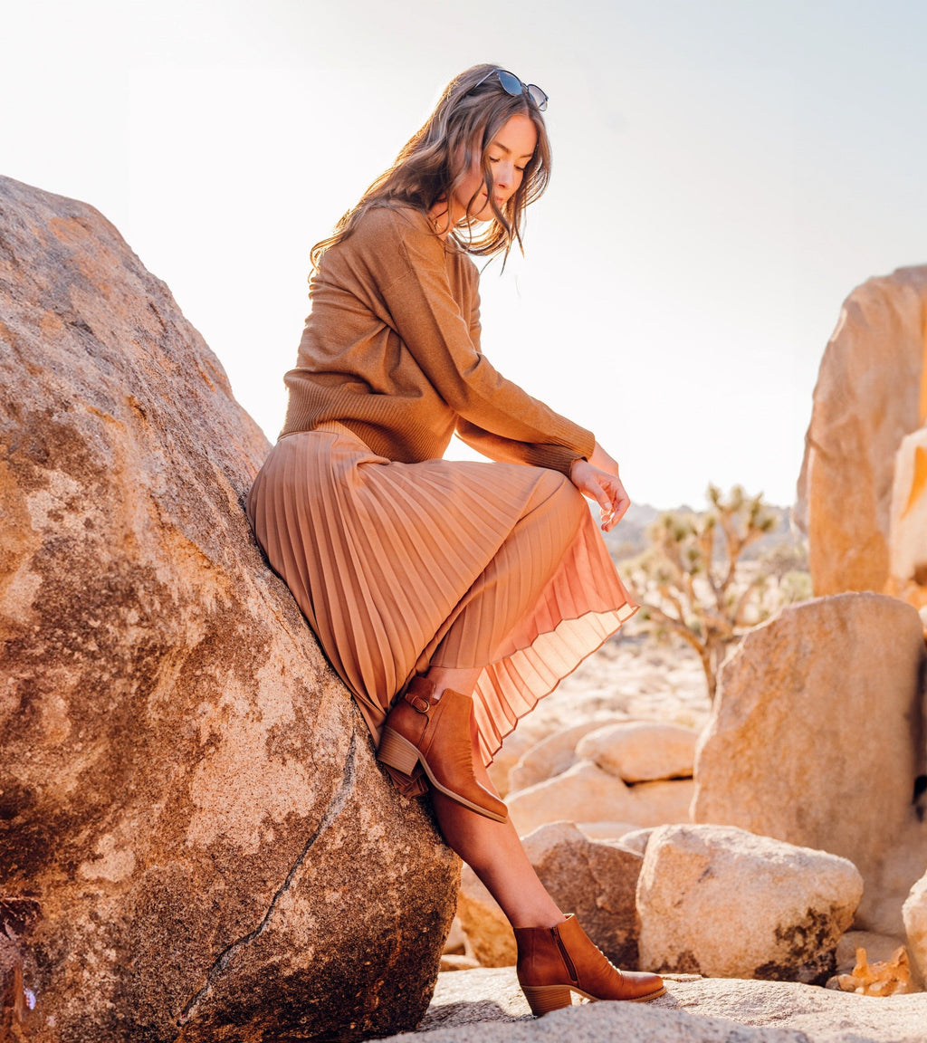 Linnea Block Heel Bootie