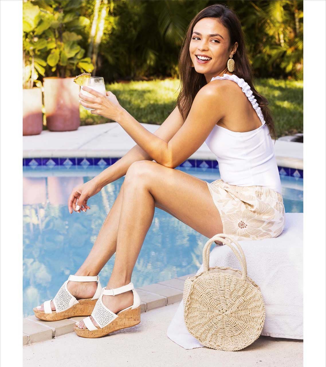 Raisie Wedge Sandal