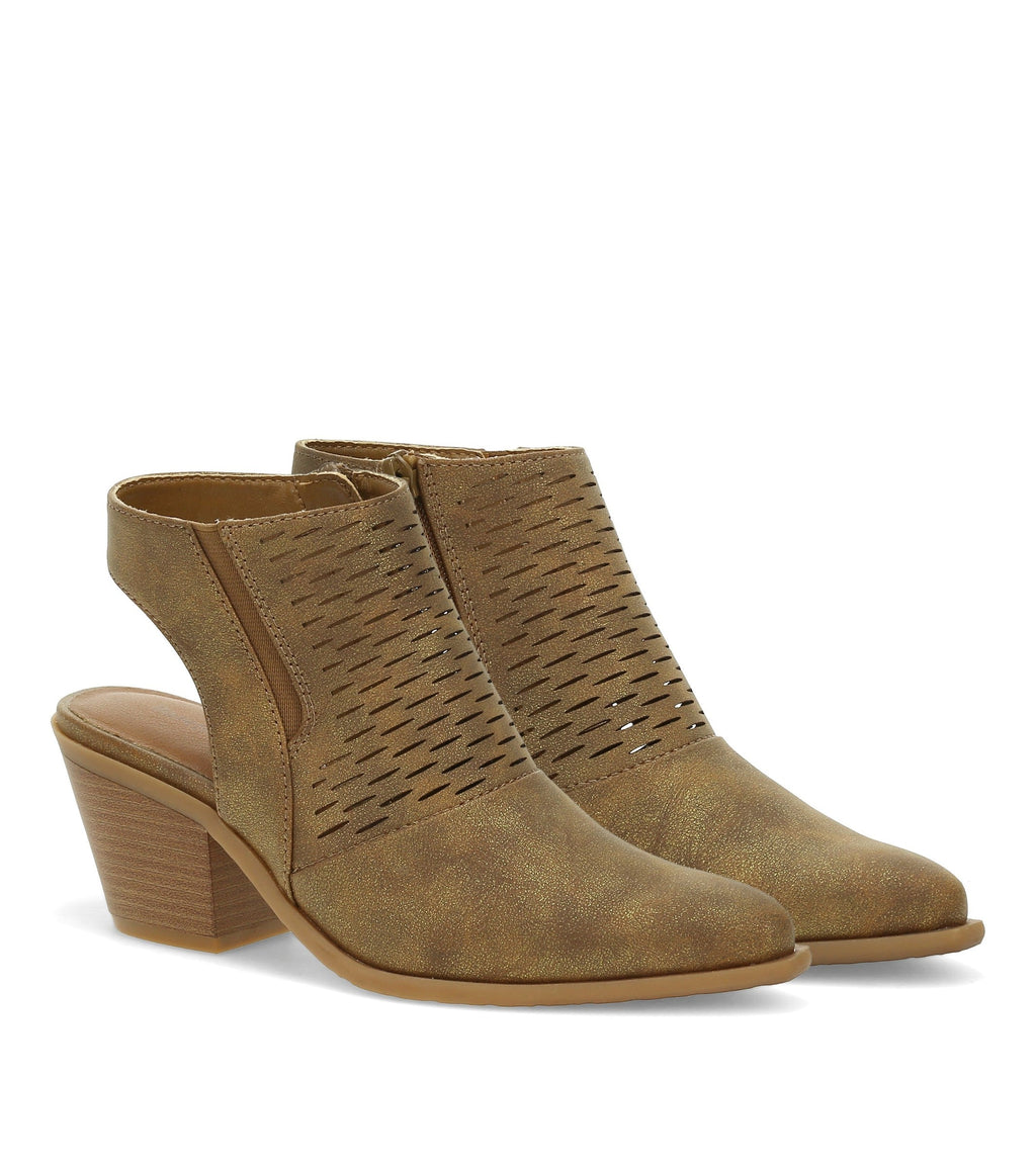 Yangley Block Heel Bootie