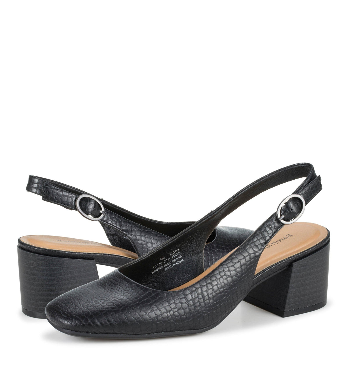 Ester Block Heel Slingback Pump