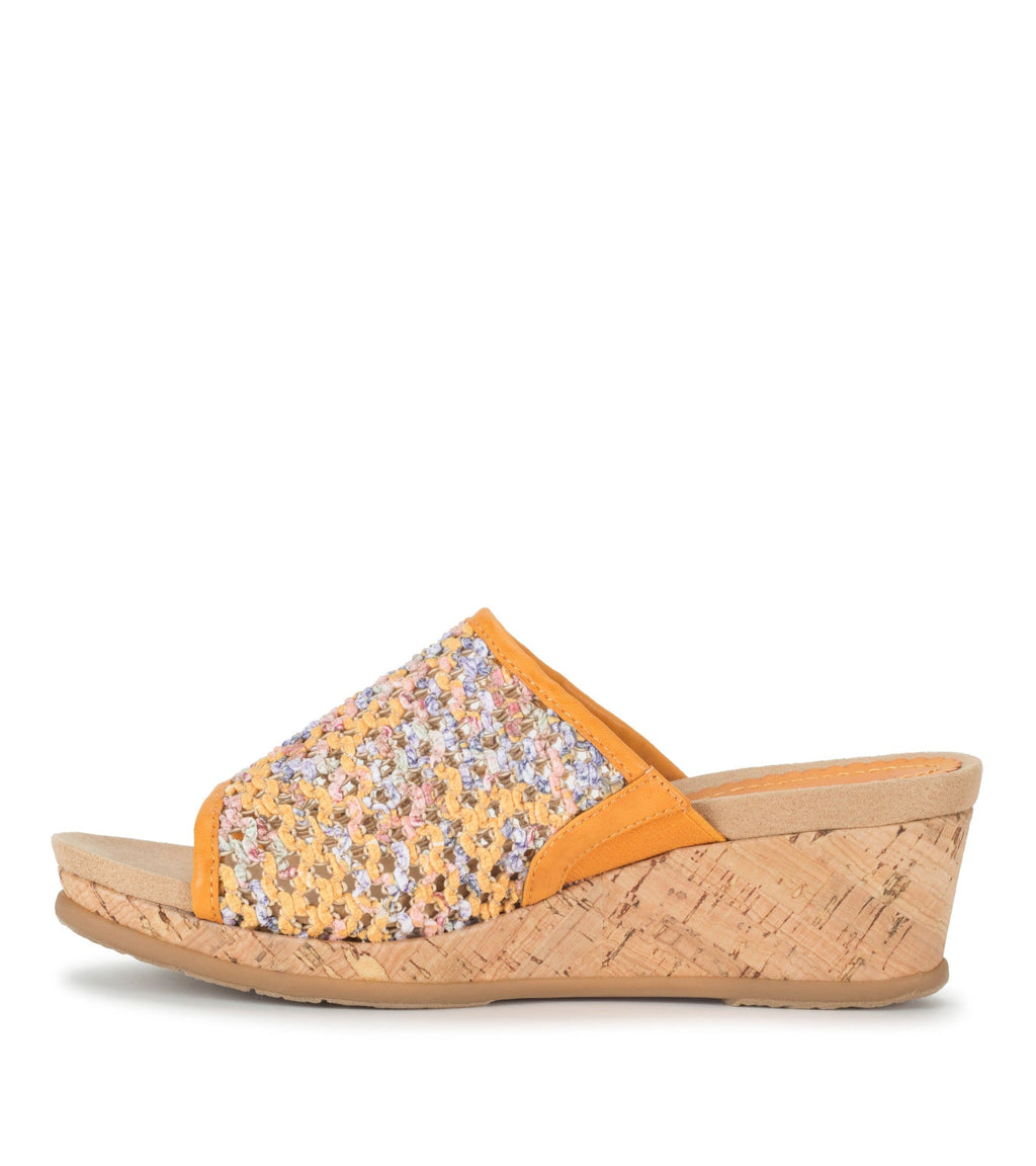 Flossey Wedge Slide Sandal