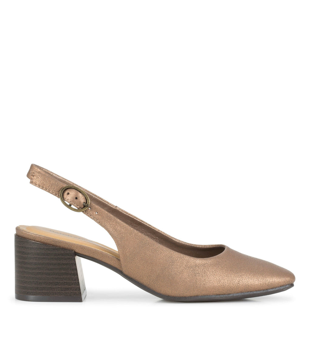 Ester Block Heel Slingback Pump