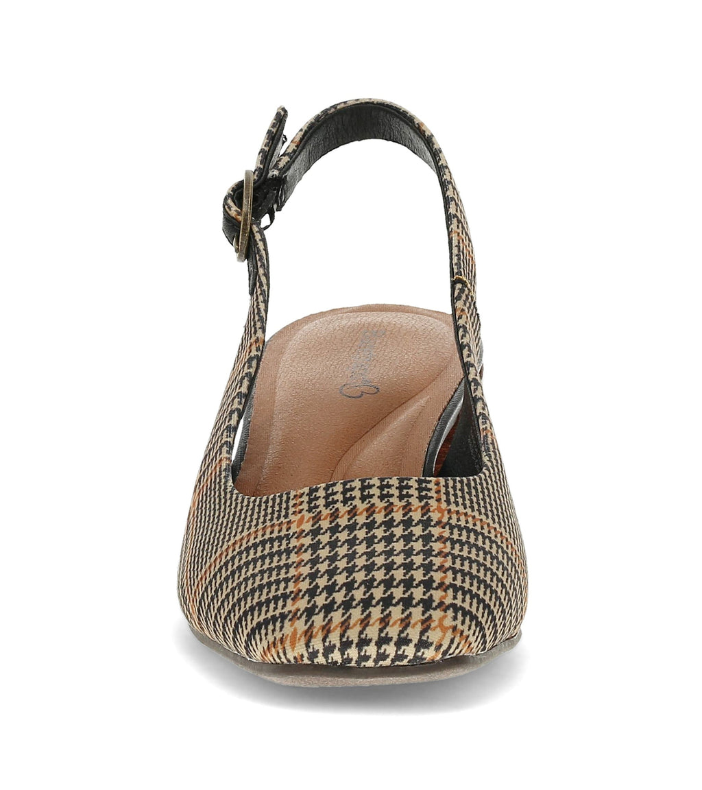 Ester Block Heel Slingback Pump