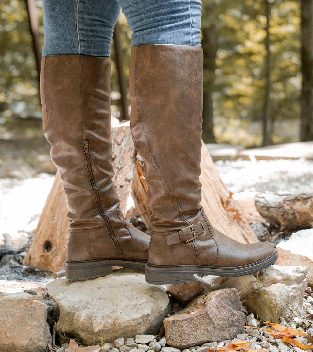 Autumn Wide Calf Riding Boot