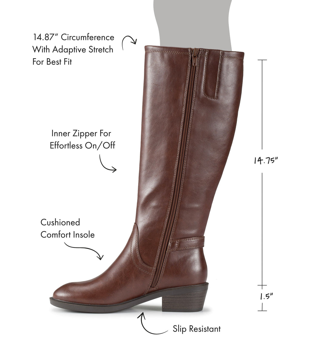 Nena Wide Calf Riding Boot