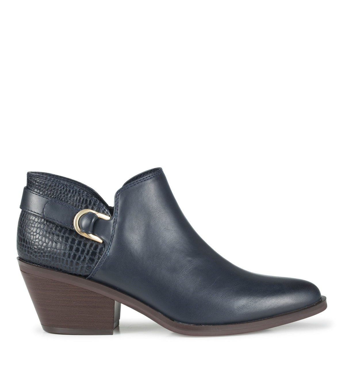 Duala Block Heel Ankle Bootie